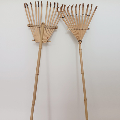 11 Tine 145cm คราดไม้ไผ่แฮนด์เมด Rustless Garden คราดคราด
