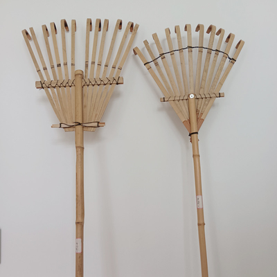 11 Tine 145cm คราดไม้ไผ่แฮนด์เมด Rustless Garden คราดคราด
