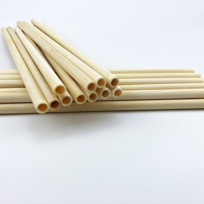หลอดดูดน้ำจากไม้ไผ่ธรรมชาติแบบนำกลับมาใช้ใหม่ได้พร้อมป้ายชื่อเลเซอร์ที่ย่อยสลายได้เอง