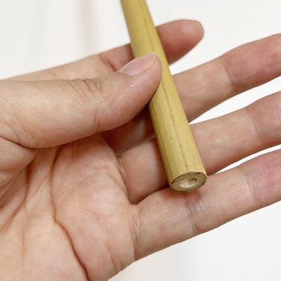 เสาไม้ไผ่ดิบตกแต่งเป็นมิตรกับสิ่งแวดล้อม Dia.0.8cm x 100cm Length