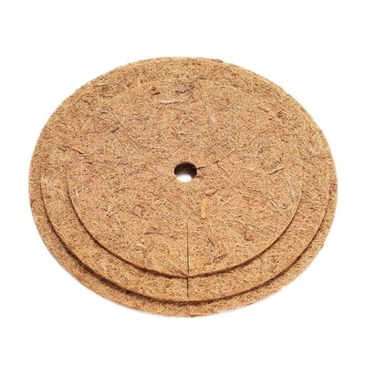 โคโกส ไฟเบอร์ Mulch แหวนไม้ป้องกัน Mat สําหรับ Disc พืชปก Mat การควบคุมพืชผึ้ง