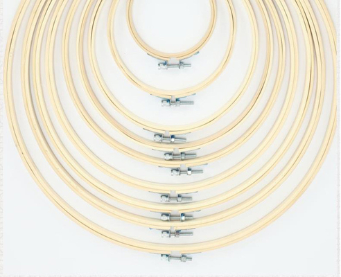 ขายปลีก กรอบไม้ยาง Cross Stitch Frame Hoops แต่งชุด