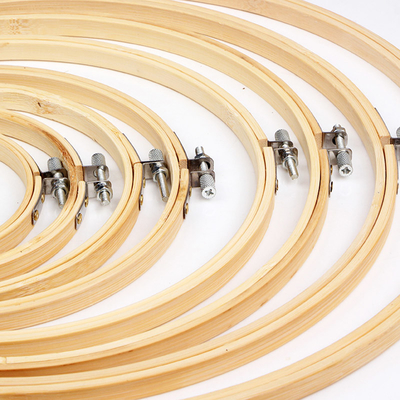 ขายปลีก กรอบไม้ยาง Cross Stitch Frame Hoops แต่งชุด